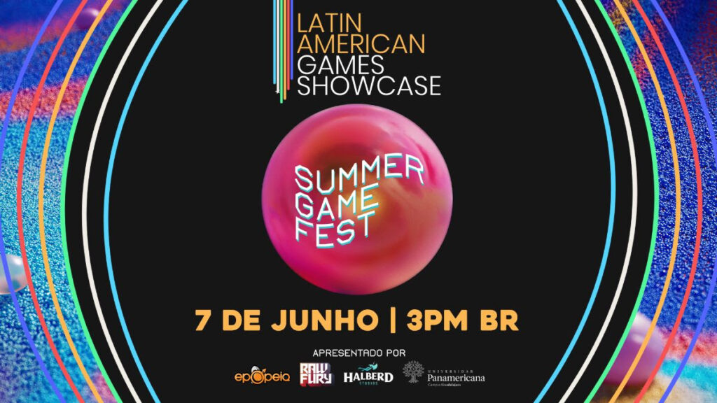 O Latin American Games Showcase acontece em 7 de junho, às 15h (horário de Brasília).
