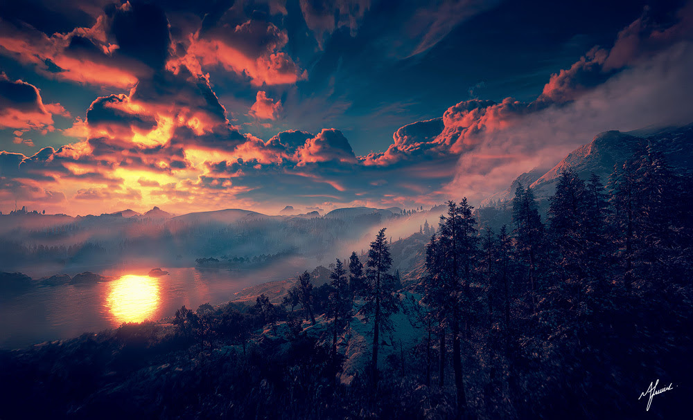 Criada com o photo mode de Far Cry 6 e técnicas de fotografia profissional, esta é uma das peças da exposição Mundos Virtuais.