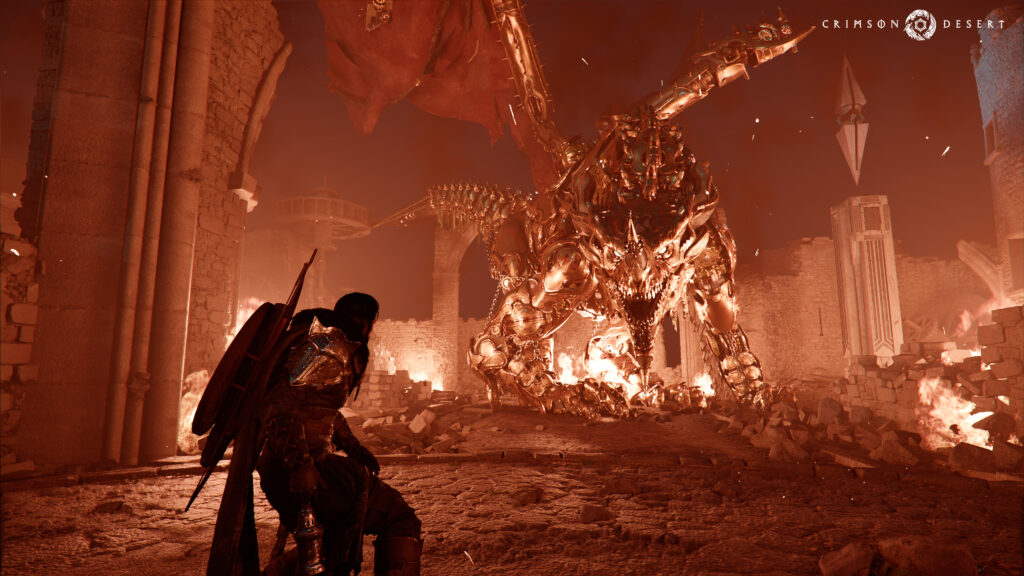 O mundo de Crimson Desert é um convite aberto para a aventura, com muitos tesouros e perigos maiores ainda!