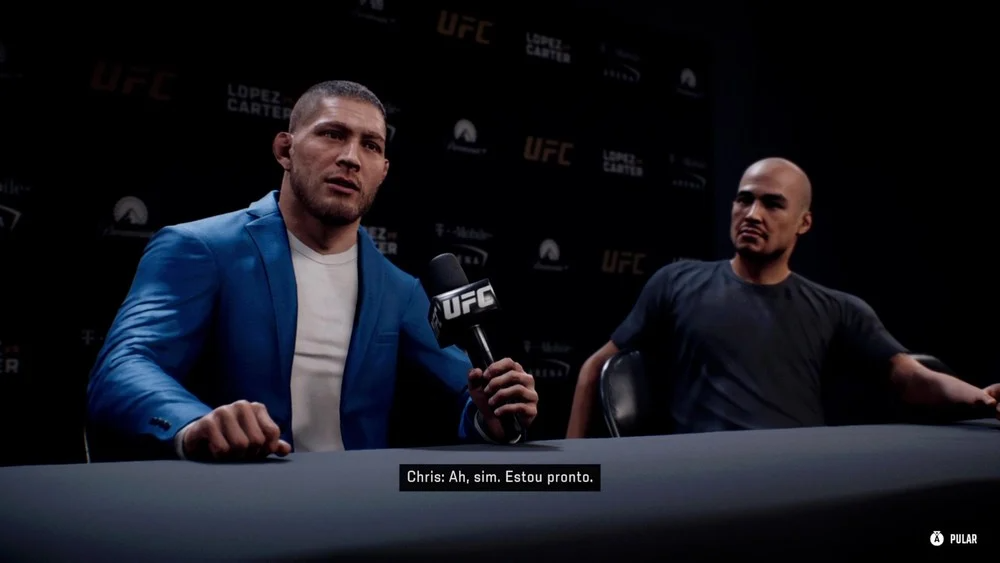 Em UFC 6, O Legado é um prólogo narrativo para o modo carreira.