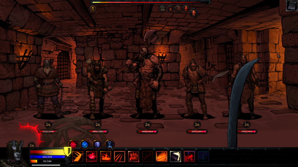 HellSlave II combina fantasia sombria e RPG com combate tático por turnos.