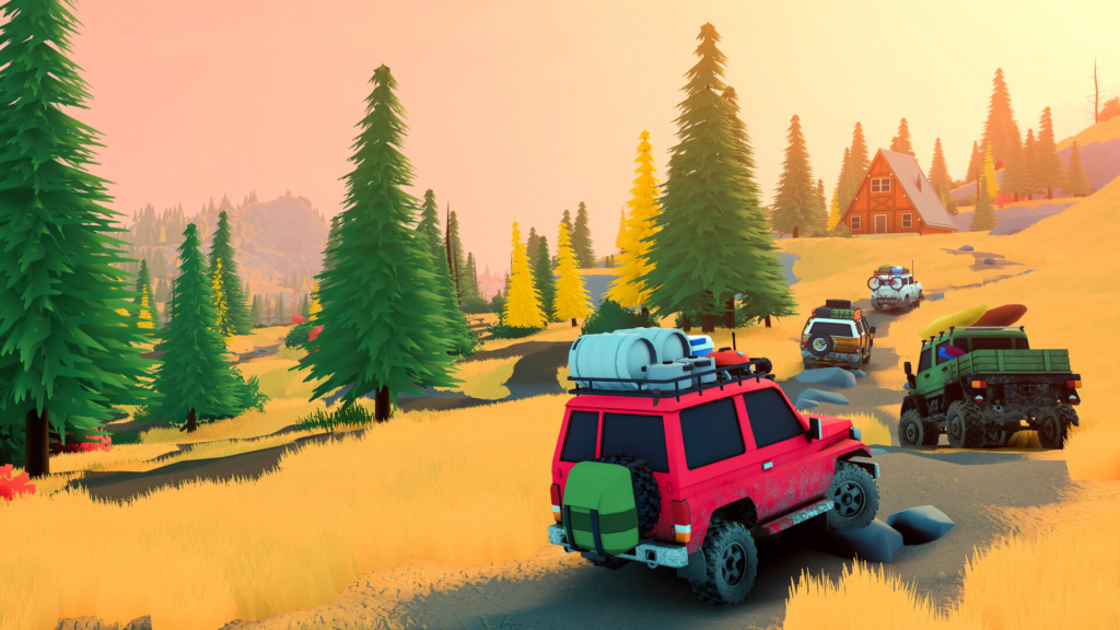 Uma das novidades de Over the Hill é o multiplayer cooperativo para até 4 jogadores