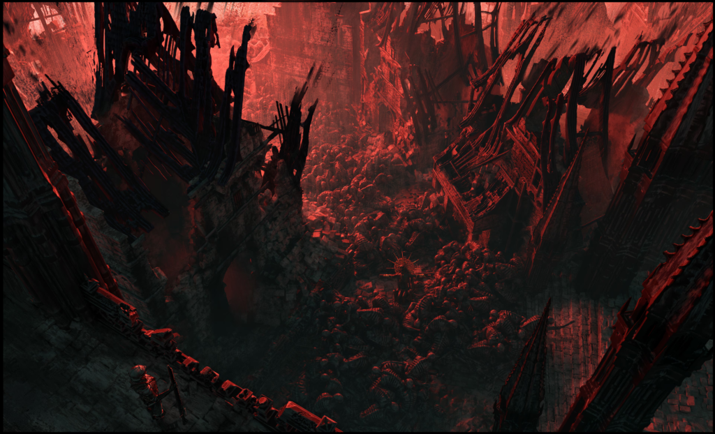 Primeiras artes conceituais de Diablo V mostram mundo arrasado e dominado pelo Senhor do Medo
