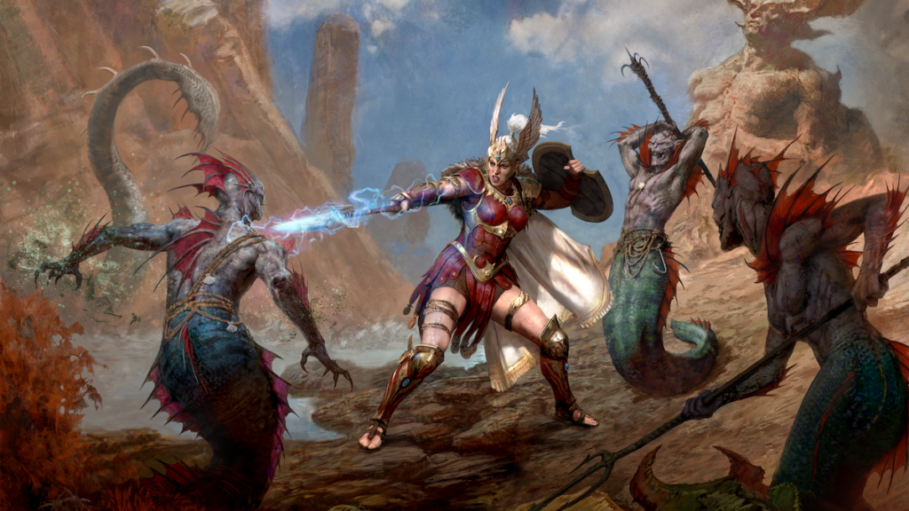 Amazona, uma das personagens mais icônicas da série, retorna em Diablo IV no ano que vem